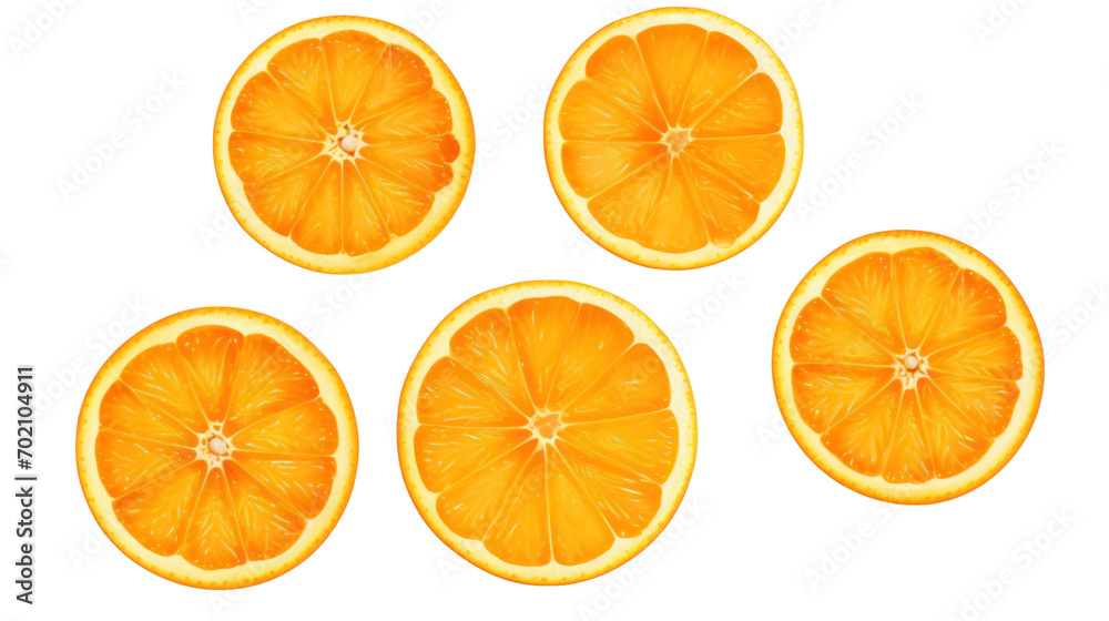 Collection of orange slices. Oranges isolated on transparent background,png file Collection of orange slices. Oranges isolated on transparent background,png file