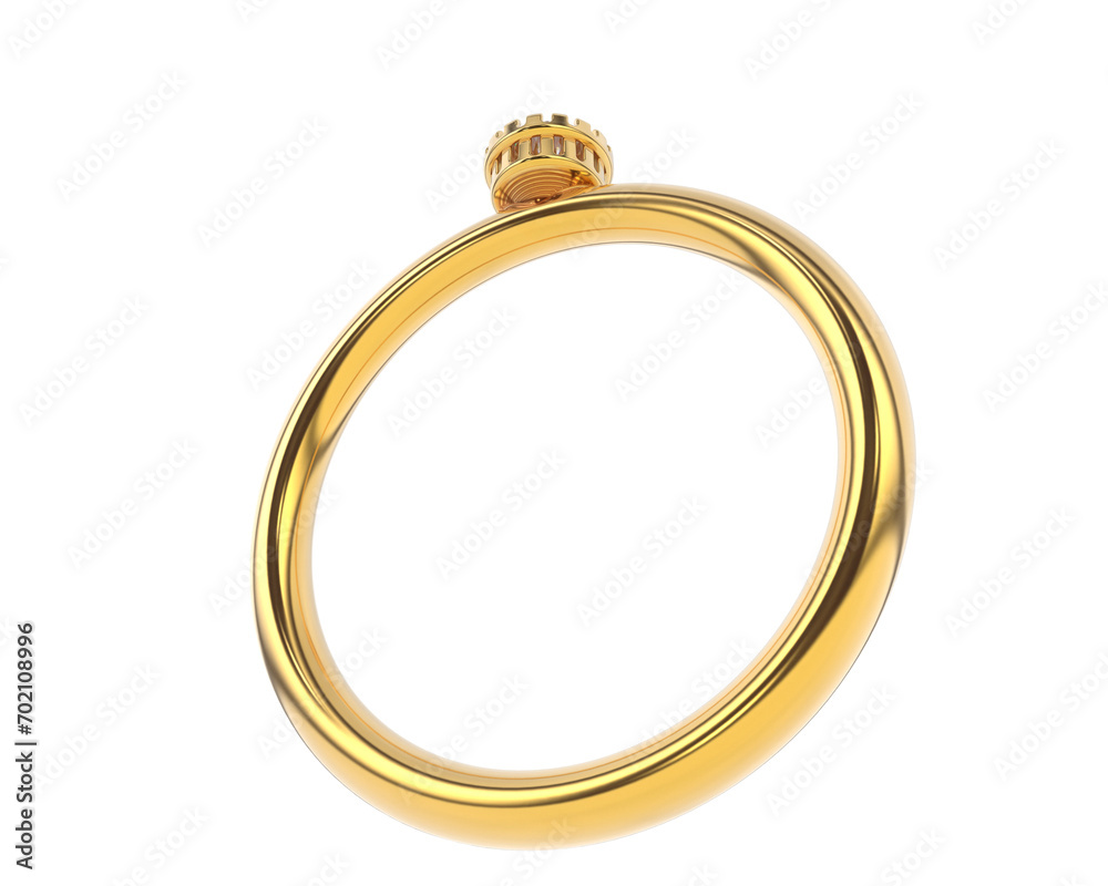 Diamond ring isolated on background. 3d rendering - illustration Diamond ring isolated on background. 3d rendering - illustration