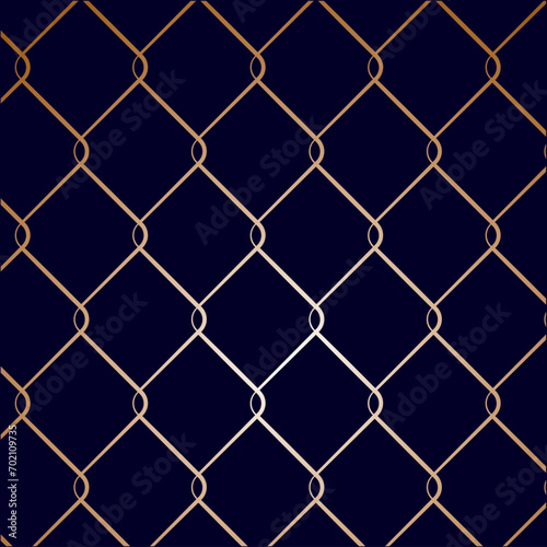 Golden wire netting pattern 