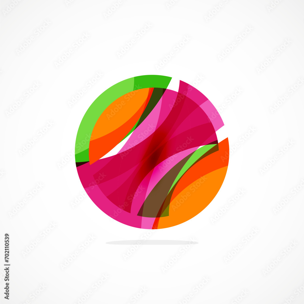 Abstract circle logo, dynamic aesthetic. Simplicity suggests connectivity, fluidity, and energy, making it a versatile choice for brands seeking a modern, visually engaging identity Abstract circle logo, dynamic aesthetic. Simplicity suggests connectivity, fluidity, and energy, making it a versatile choice for brands seeking a modern, visually engaging identity