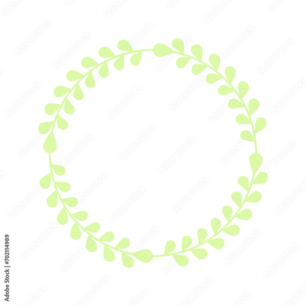 Easter circle frame, wreath with branches. Vector illustration. Easter circle frame, wreath with branches. Vector illustration.