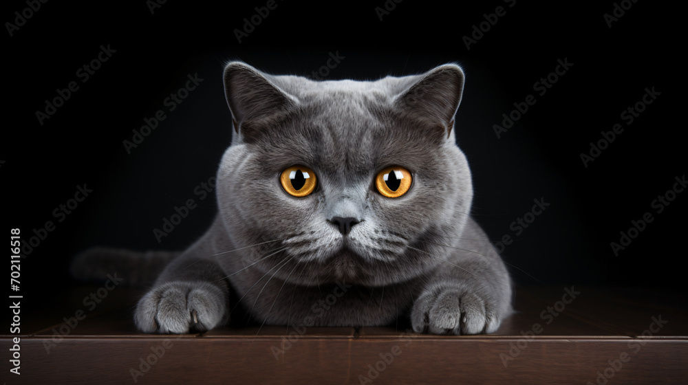 British gray cat