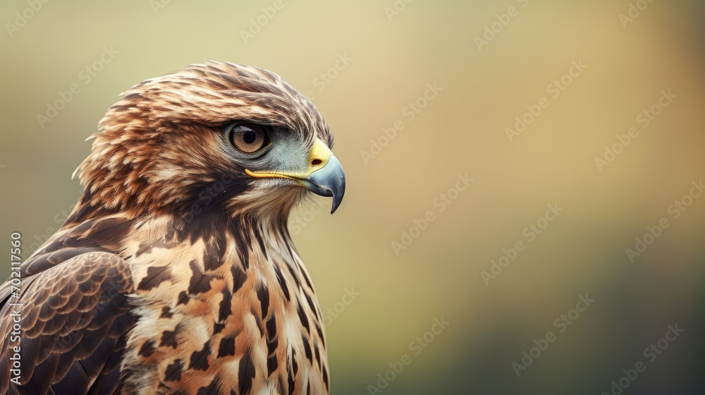 Portrait of a red-tailed hawk (Buteo jamaicensis) Generative AI Portrait of a red-tailed hawk (Buteo jamaicensis) Generative AI