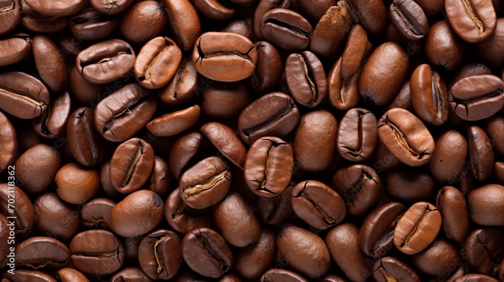 The texture of coffee beans The texture of coffee beans