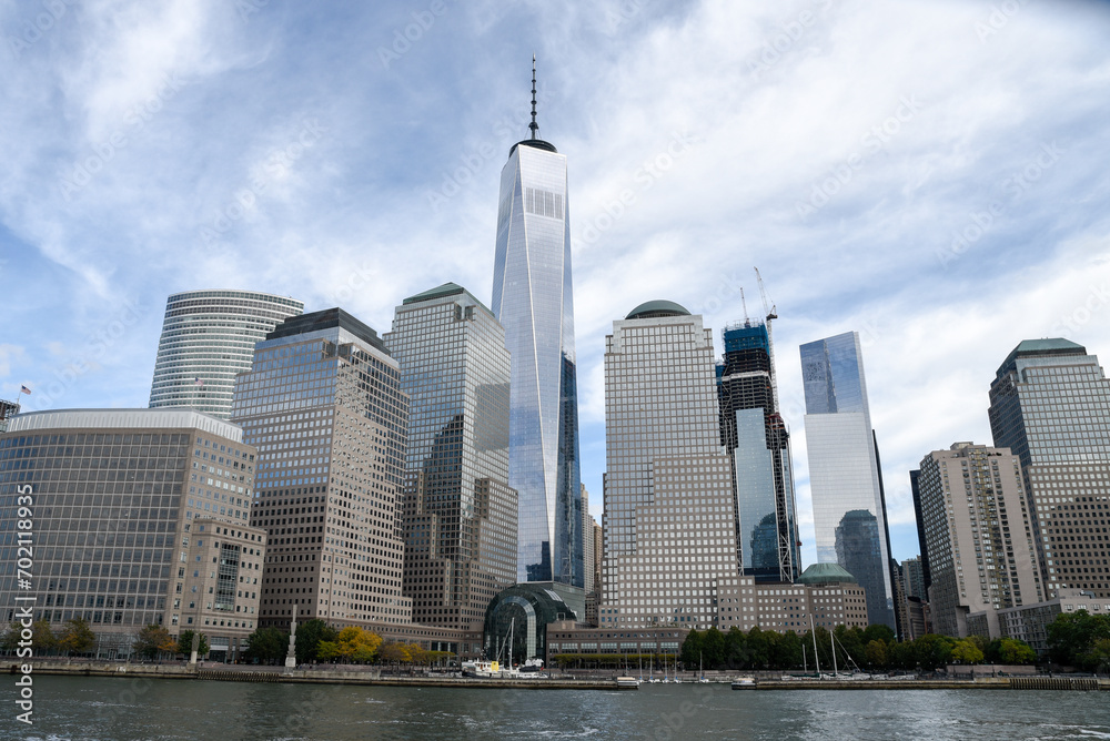 Obraz premium Manhattan skyline over Hudson River, New York