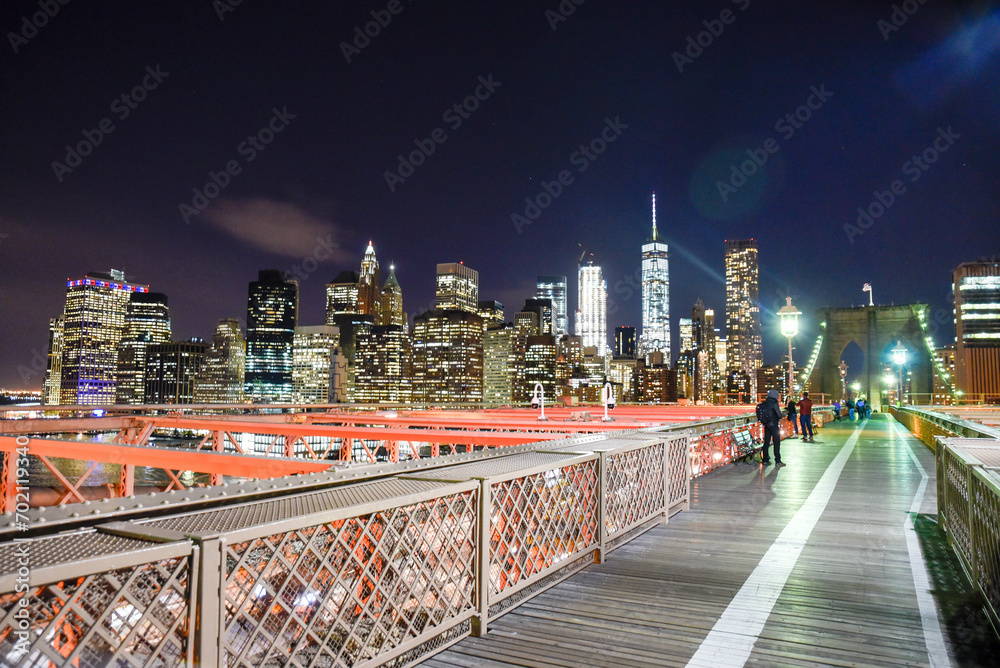 Fototapeta premium Skyline of downtown New York, New York, USA