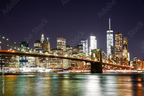 Skyline of downtown New York, New York, USA photo