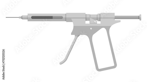 Lidocator Gun, Anesthesia syringe illustration