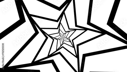 looping stars abstract lines background
