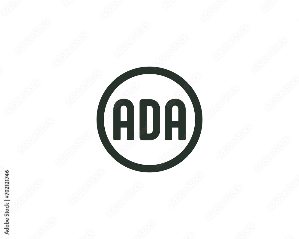 ADA logo design vector template. logo, design, logo design, vector, letter, monogram, creative, icon, template, sign, symbol, brand, unique, initial, modern, alphabet. ADA logo design vector template. logo, design, logo design, vector, letter, monogram, creative, icon, template, sign, symbol, brand, unique, initial, modern, alphabet.