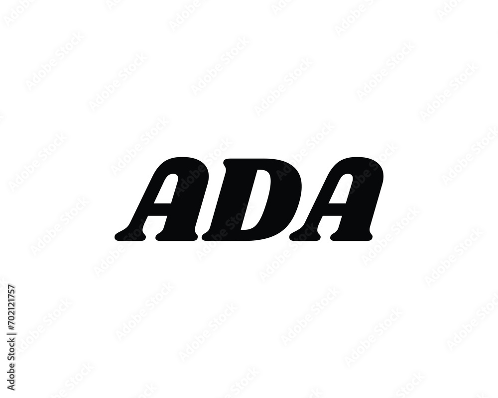 ADA logo design vector template. logo, design, logo design, vector, letter, monogram, creative, icon, template, sign, symbol, brand, unique, initial, modern, alphabet. ADA logo design vector template. logo, design, logo design, vector, letter, monogram, creative, icon, template, sign, symbol, brand, unique, initial, modern, alphabet.