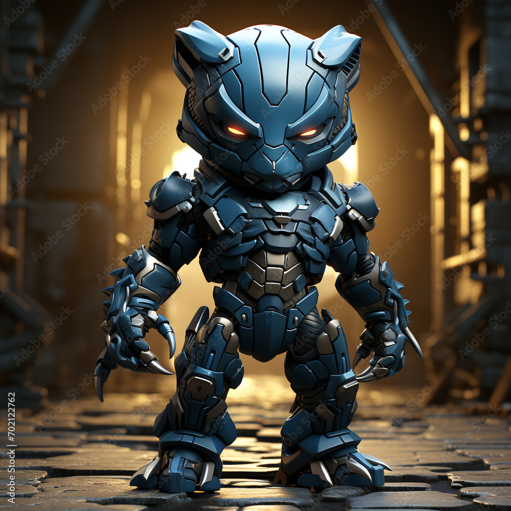 Cool 3d panther robot