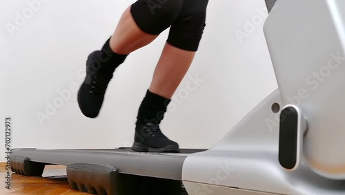 Wallpaper Mural Slow Motion Footage of Running on a Treadmill, Video Clip Torontodigital.ca