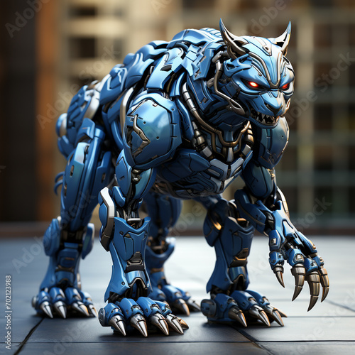 Cool 3d panther robot