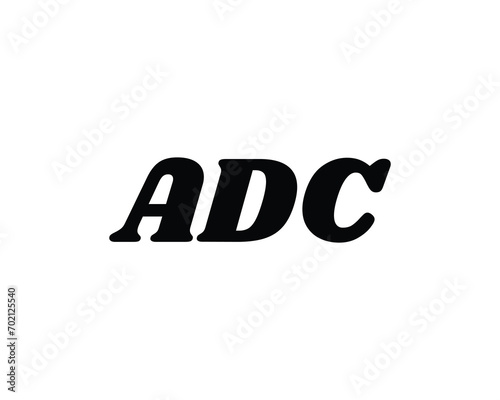 ADC logo design vector template. ADC  logo  design  logo design  vector  letter  monogram  creative  icon  template  sign  symbol  brand  unique  initial  modern  alphabet.