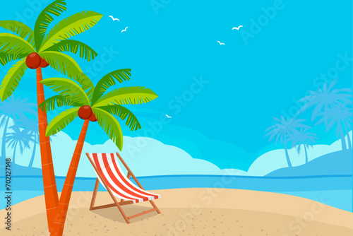 beach tropical landscape