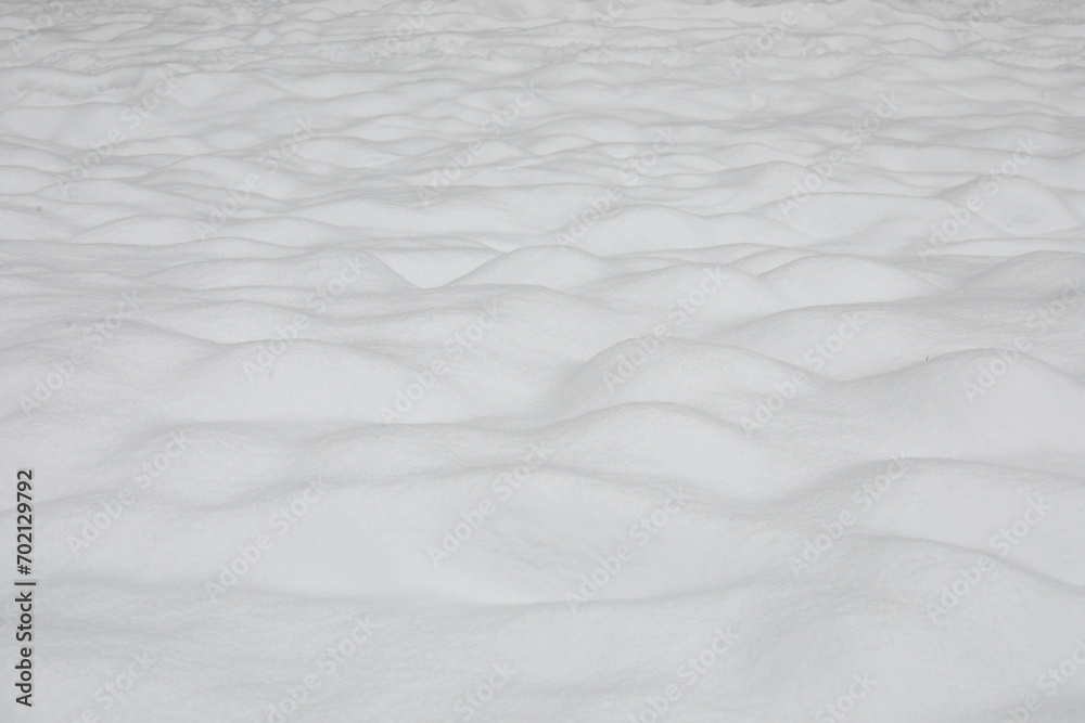 Naklejka premium Beautiful white snow as background, closeup. Winter season