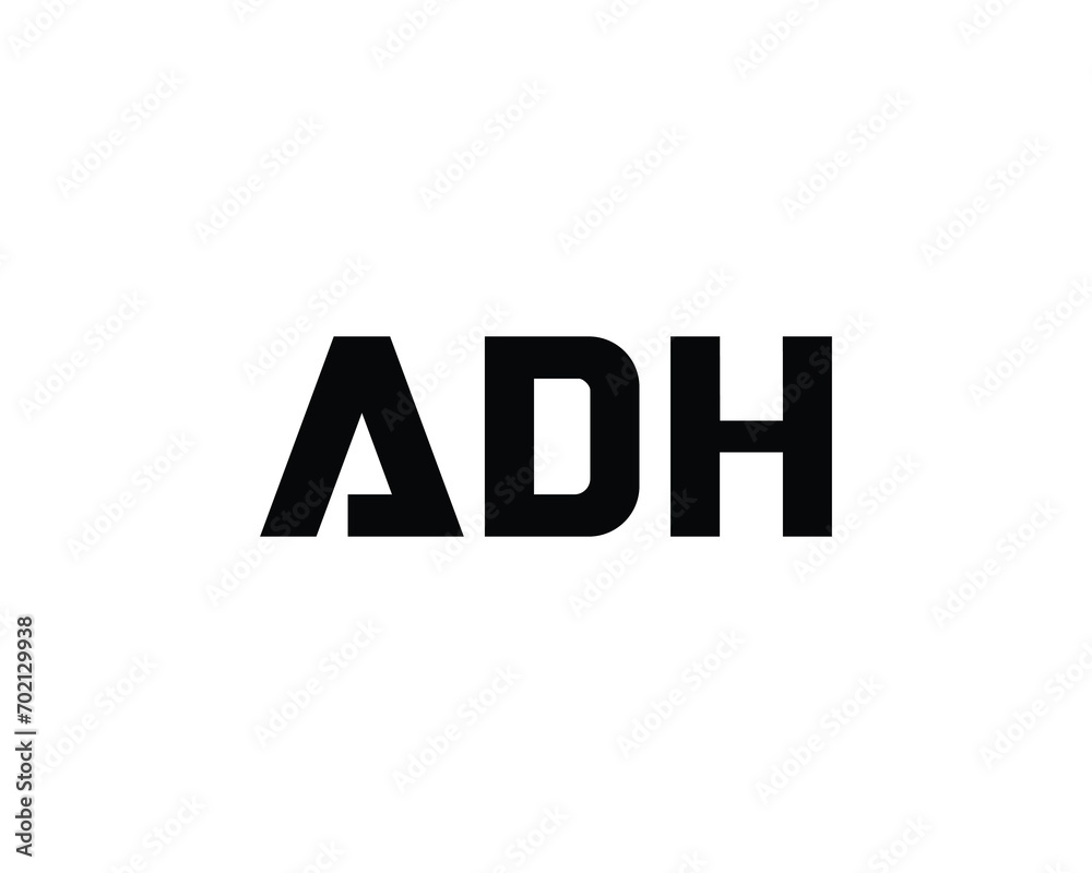 ADH logo design vector template. ADH, logo, design, logo design, vector, letter, monogram, creative, icon, template, sign, symbol, brand, unique, initial, modern, alphabet. ADH logo design vector template. ADH, logo, design, logo design, vector, letter, monogram, creative, icon, template, sign, symbol, brand, unique, initial, modern, alphabet.