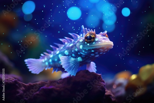 Dragonet Dream: Close-up of a dragonet fish. © OhmArt