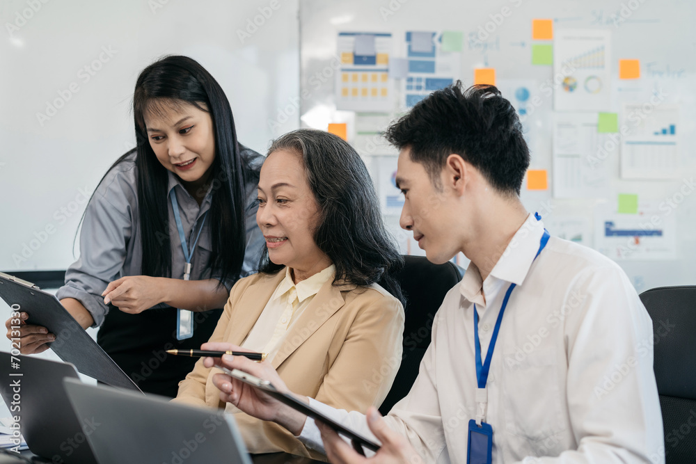 Project manager working and update tasks with milestones progress planning and professional investor working new start up project in the office. Project manager working and update tasks with milestones progress planning and professional investor working new start up project in the office.