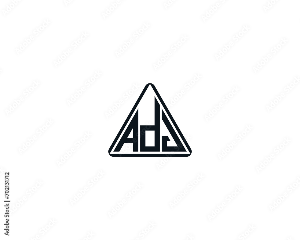 ADJ Logo design vector template. ADJ, logo, design, logo design, vector, letter, monogram, creative, icon, template, sign, symbol, brand, unique, initial, modern, alphabet. ADJ Logo design vector template. ADJ, logo, design, logo design, vector, letter, monogram, creative, icon, template, sign, symbol, brand, unique, initial, modern, alphabet.