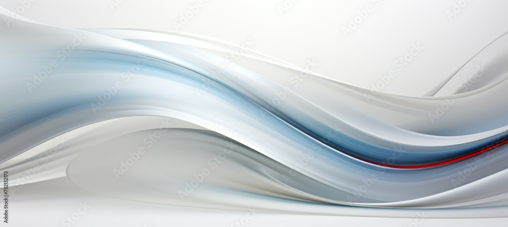 White element light wave flow background. Generative AI technology.	
