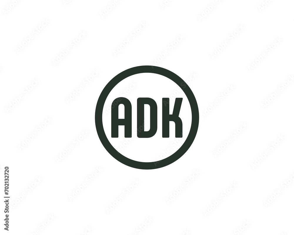 ADK logo design vector template. ADK, logo, design, logo design, vector, letter, monogram, creative, icon, template, sign, symbol, brand, unique, initial, modern, alphabet. ADK logo design vector template. ADK, logo, design, logo design, vector, letter, monogram, creative, icon, template, sign, symbol, brand, unique, initial, modern, alphabet.