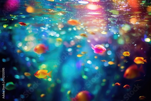 Underwater Rainbow: Capture the colors of the rainbow underwate. © OhmArt
