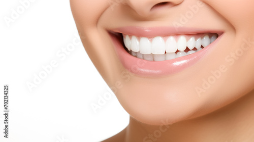 Woman healthy teeth. Healthy teeth. Teeth whitening. Dental clinic patient. Stomatology concept. 