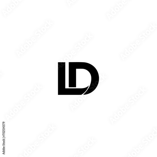 LD logo. L D design. White LD letter. LD, L D letter logo design. Initial letter LD linked circle uppercase monogram logo. L D letter logo vector design.	
