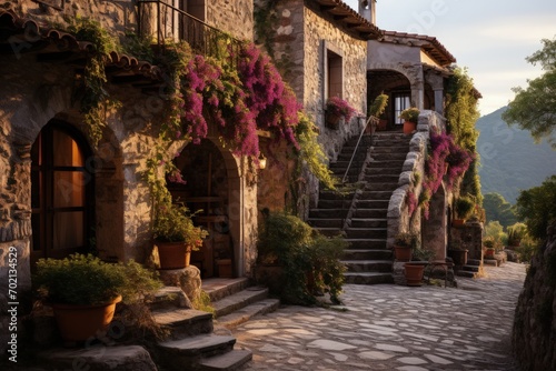 Beautiful architecture italy style villa