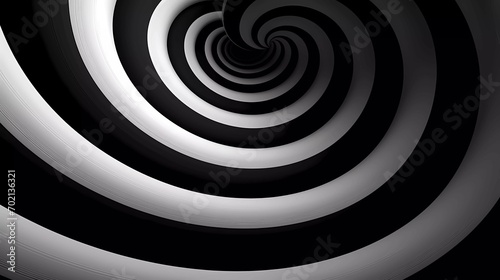 black and white dual tone spiral background