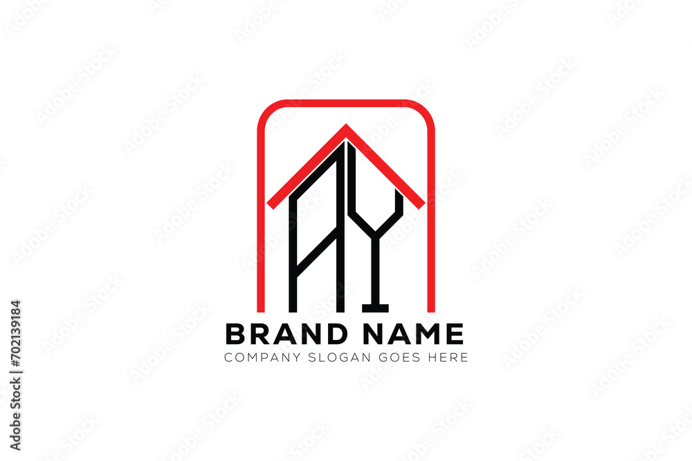 AY letter creative real estate vector logo design . AY creative initials letter logo concept. AY house sheap logo AY letter creative real estate vector logo design . AY creative initials letter logo concept. AY house sheap logo