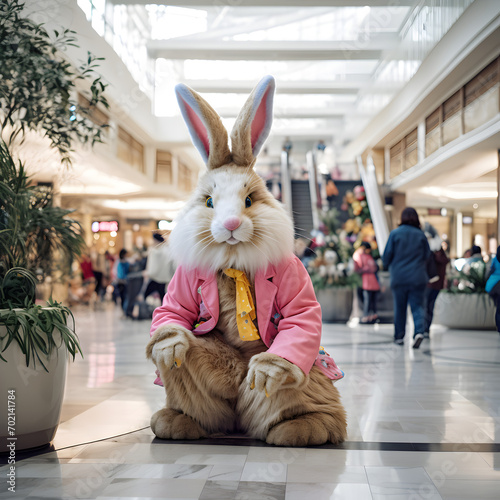 Mall Easter Bunny 