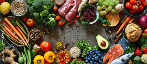 Diet health food concept wi...