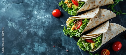 Chicken wraps with avocado ...