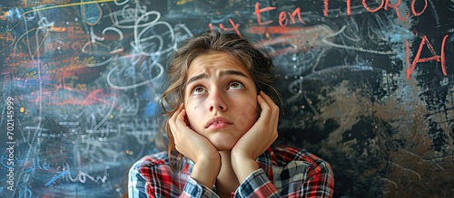 A high school student solvi...