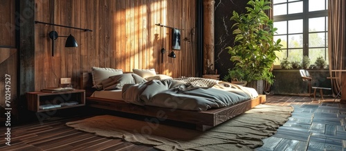 bedroom bed home house hote...