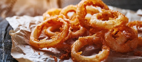 Deep fried spicy onion ring...