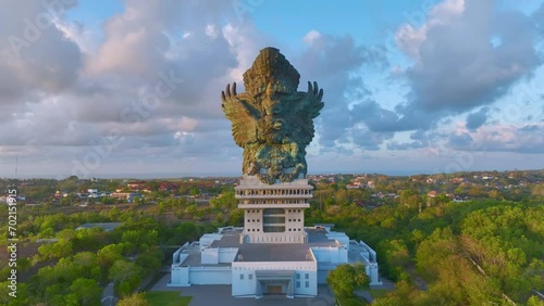 Garuda Wisnu Kencana statue. one of the most recognizable and popular attractions of island Bali, Indonesia. photo