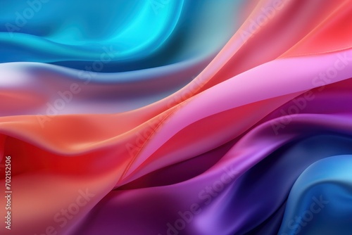 abstract colorful neon color silk background