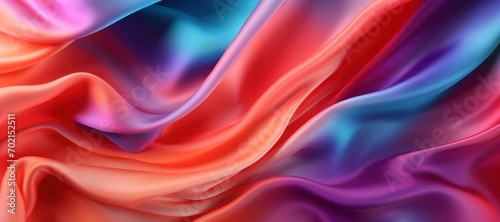 abstract colorful neon color silk background