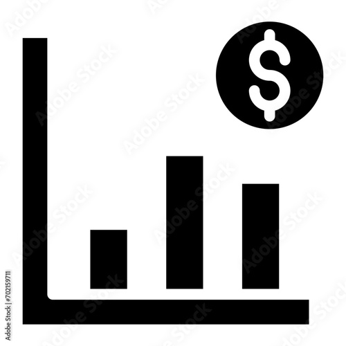 financial chart glyph