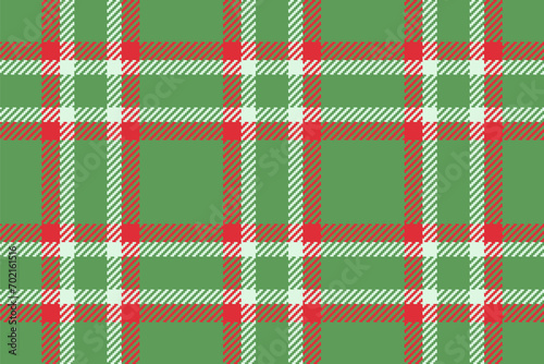 Textile texture seamless of plaid check fabric with a background pattern vector tartan.