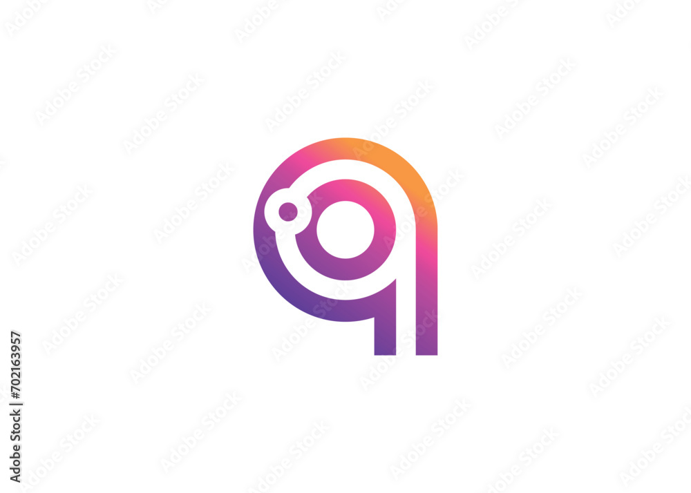 Letter Q Technology vector monogram logo design template. Letter Q molecule, Science and Bio technology Vector logo Letter Q Technology vector monogram logo design template. Letter Q molecule, Science and Bio technology Vector logo