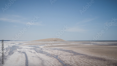 Fototapeta Naklejka Na Ścianę i Meble -  The landscape of Western Sahara in Northern Africa