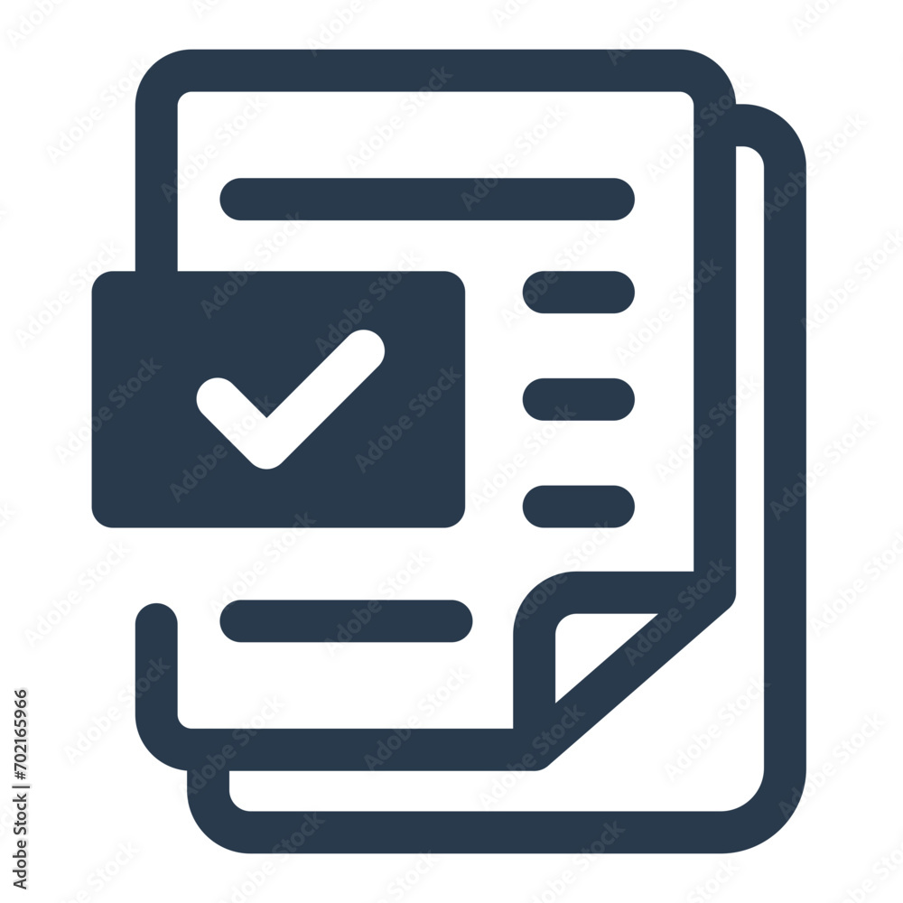 Formal Document Icon for Business Reports Formal Document Icon for Business Reports