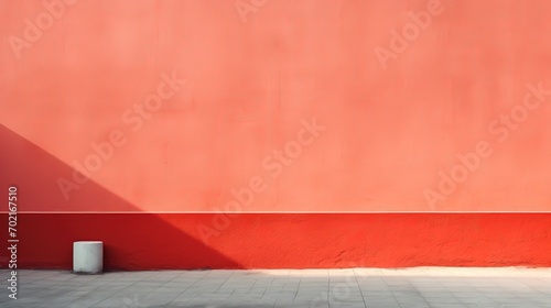 abstract blank wall painted in bright tone color, copy space background backdrop, Generative Ai