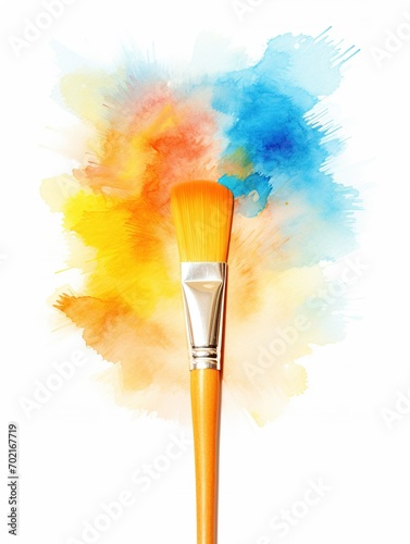 paintbrush and paint