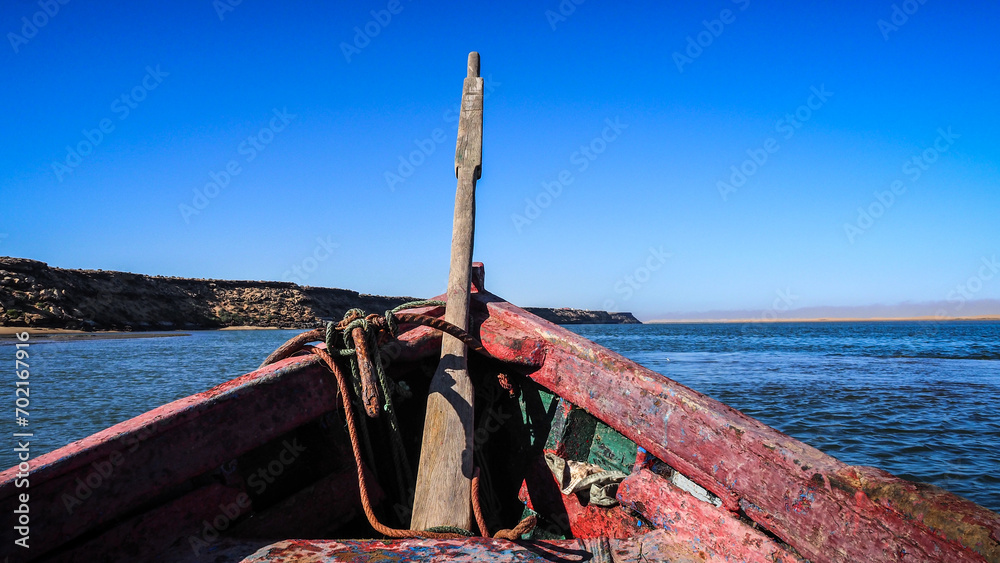 The Atlantic Coast near Akhfennir in Morocco The Atlantic Coast near Akhfennir in Morocco